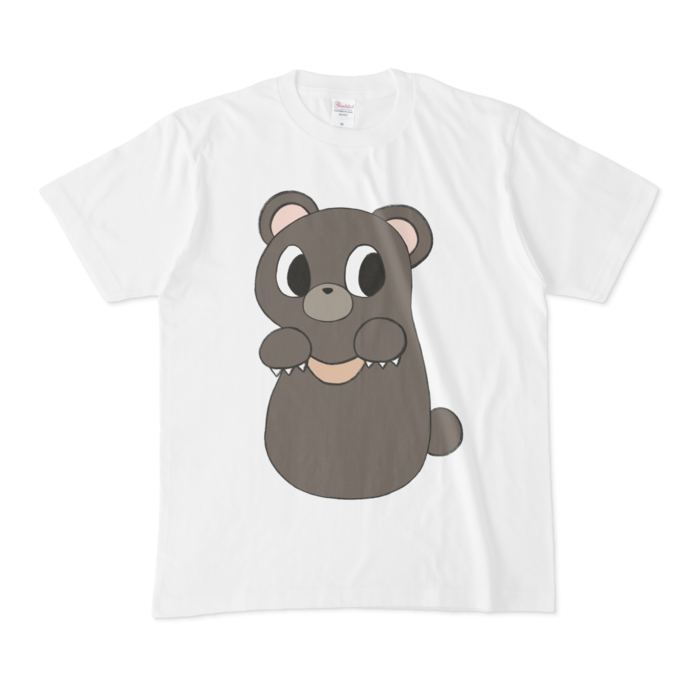 ツキノワグッマのTシャツ - M - 白
