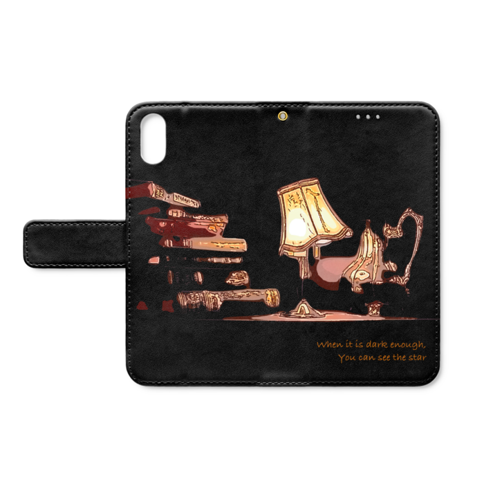 手帳型iPhoneケース - iPhone XS / X - ストラップ穴 あり