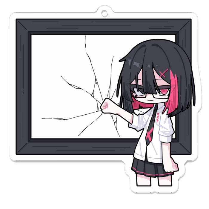 アクリルキーホルダー - 70 x 70 (mm)