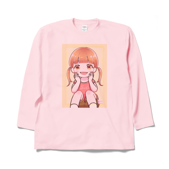 ロングスリーブTシャツ - XL - ライトピンク