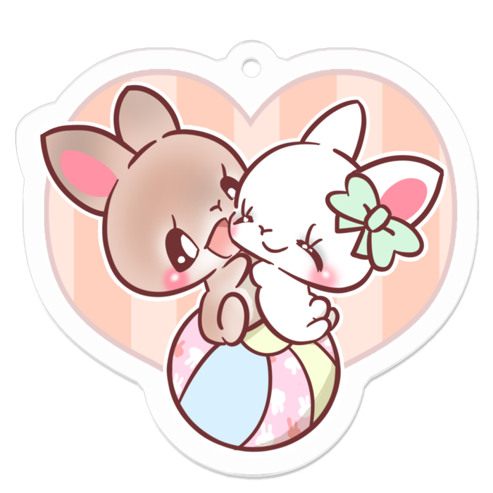 アクリルキーホルダー - 50 x 50 (mm)