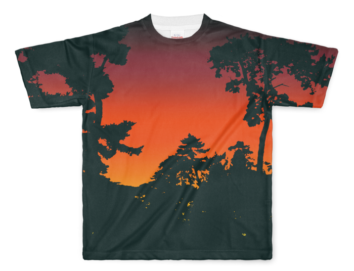フルグラフィックTシャツ - L - 両面印刷