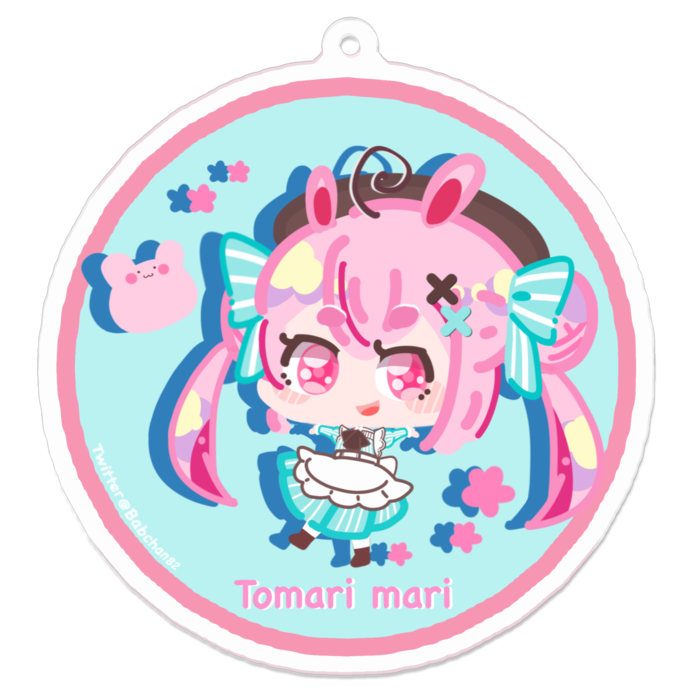 アクリルキーホルダー - 70 x 70 (mm)