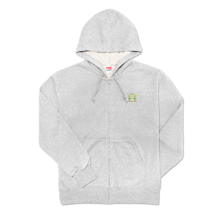 ジップパーカー - M - 左胸(1)