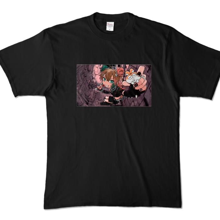 カラーTシャツ - XL - ブラック (濃色)