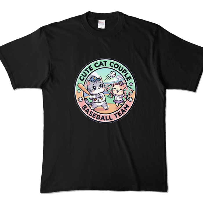 カラーTシャツ - XL - ブラック (濃色)