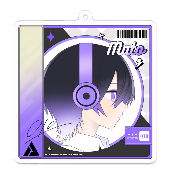 アクリルキーホルダー - 70 x 70 (mm)