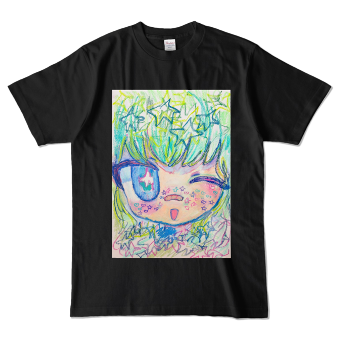 カラーTシャツ - L - ブラック (濃色)