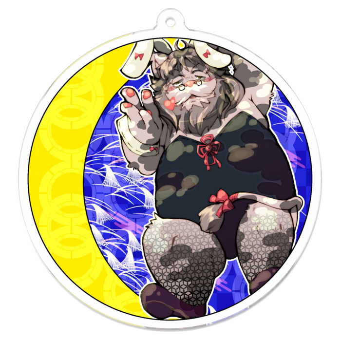 アクリルキーホルダー - 70 x 70 (mm)