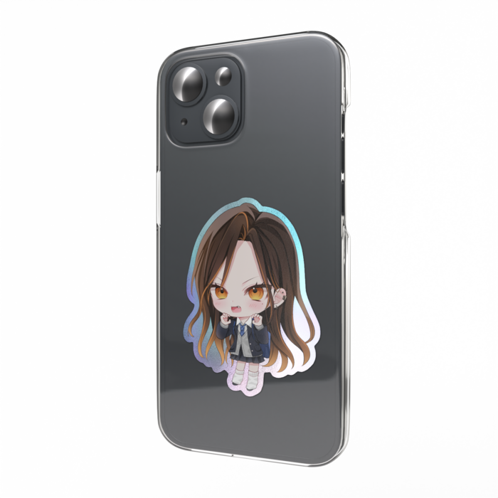 オーロラスマホステッカー - 縦