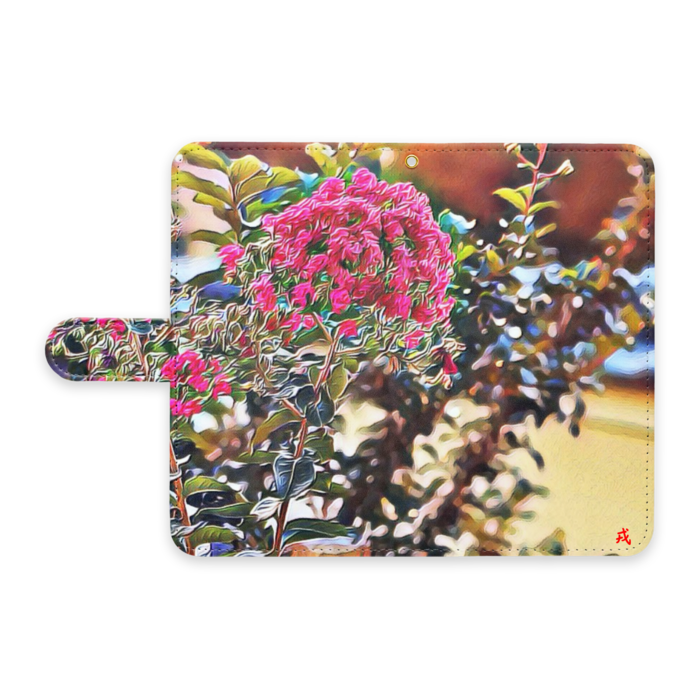 手帳型Androidケース - L - ストラップ穴 あり