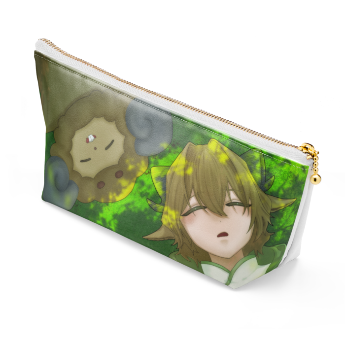 ポーチ - 長さ21.5cm / 高さ10cm - ホワイト
