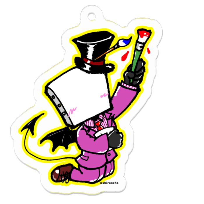 アクリルキーホルダー - 50 x 50 (mm)