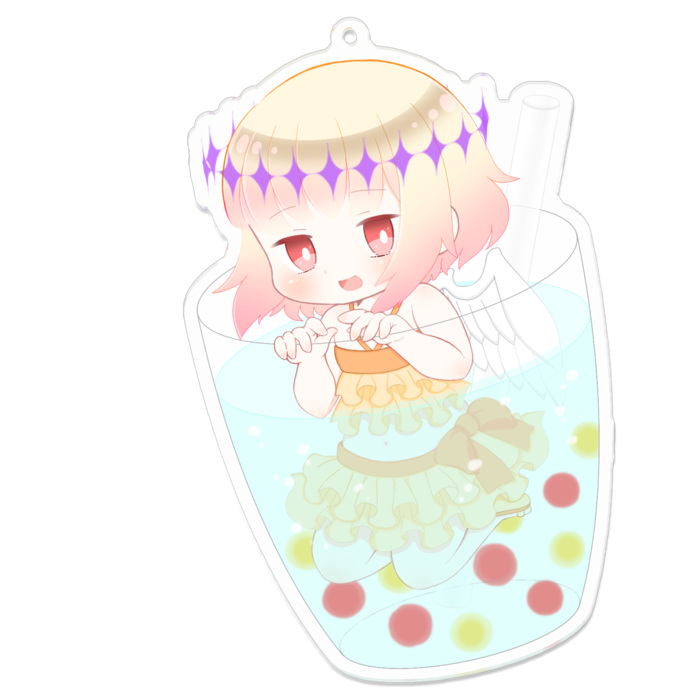 アクリルキーホルダー - 100 x 100 (mm)