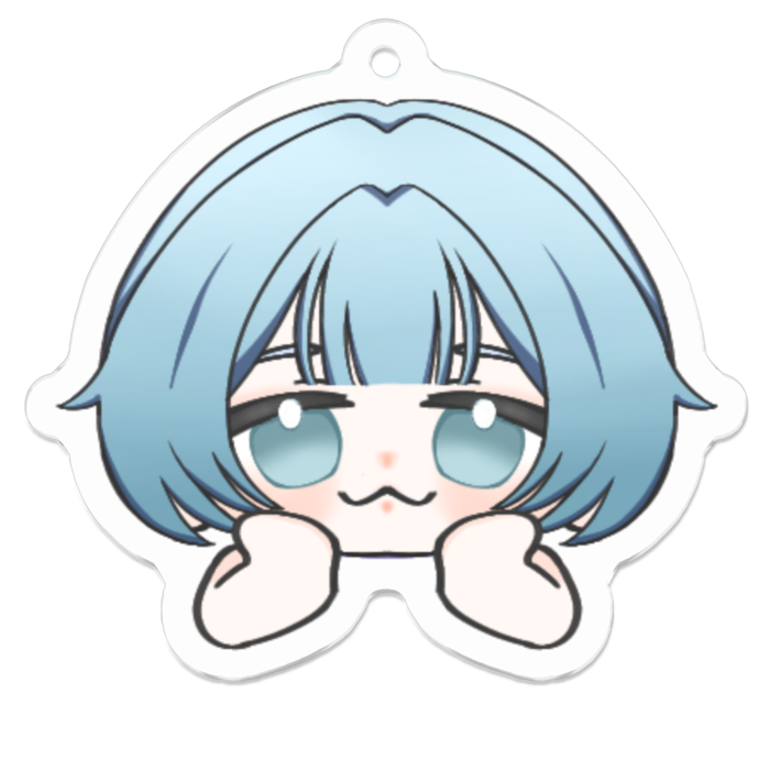 アクリルキーホルダー（コーティング） - 50 x 50 (mm)