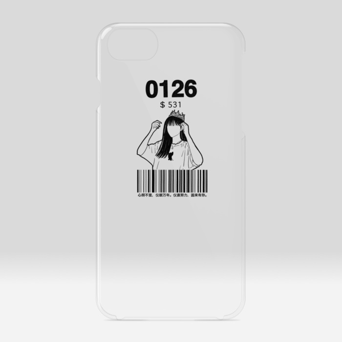 クリアiPhoneケース - iPhone 6 / 7 / 8