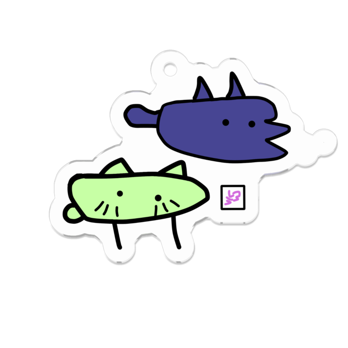 アクリルキーホルダー - 50 x 50 (mm)