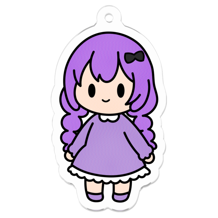 アクリルキーホルダー - 50 x 50 (mm)