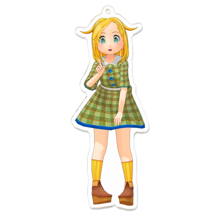 アクリルキーホルダー - 100 x 100 (mm)