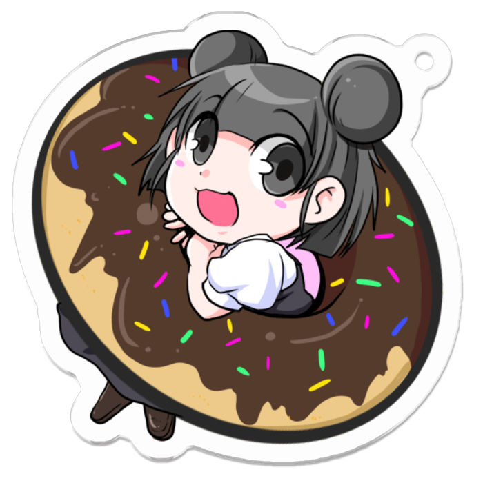 アクリルキーホルダー - 50 x 50 (mm)