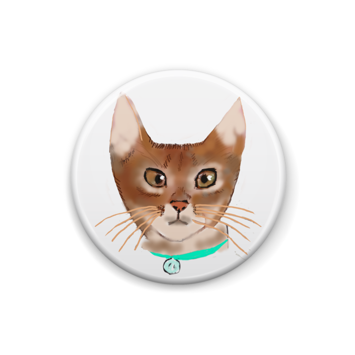 鈴猫の缶バッチ Onecode Booth