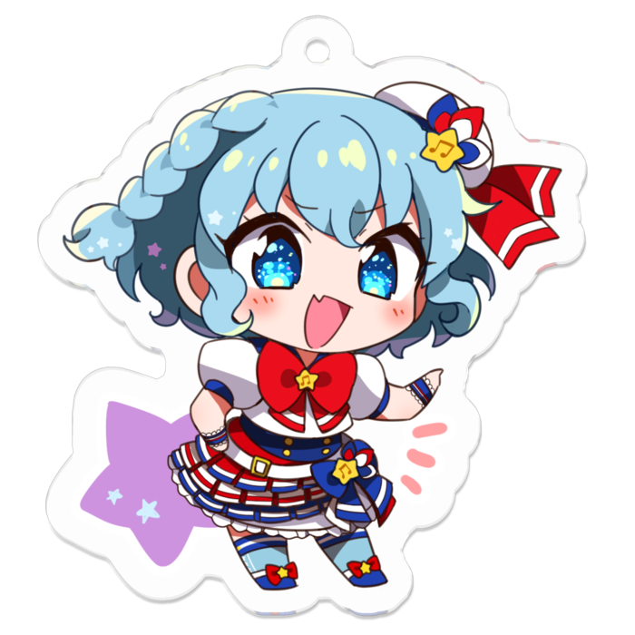 アクリルキーホルダー - 50 x 50 (mm)