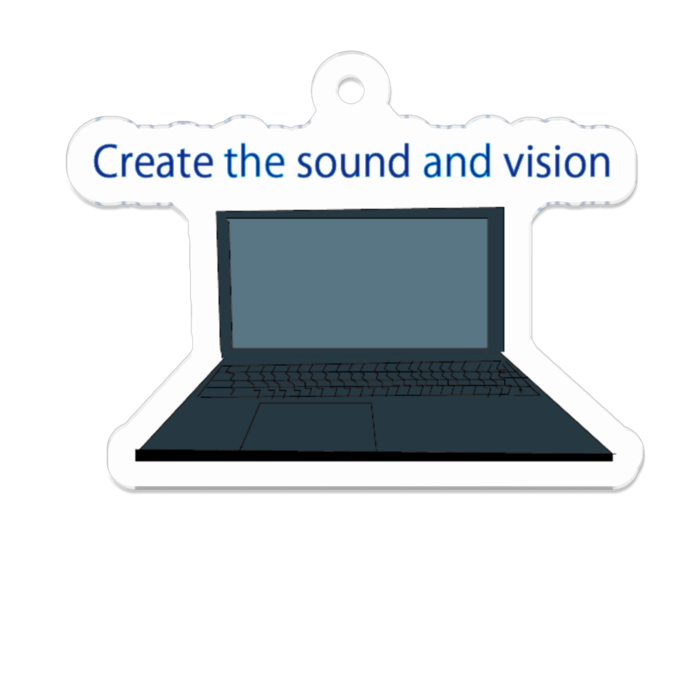 アクリルキーホルダー - 50 x 50 (mm)