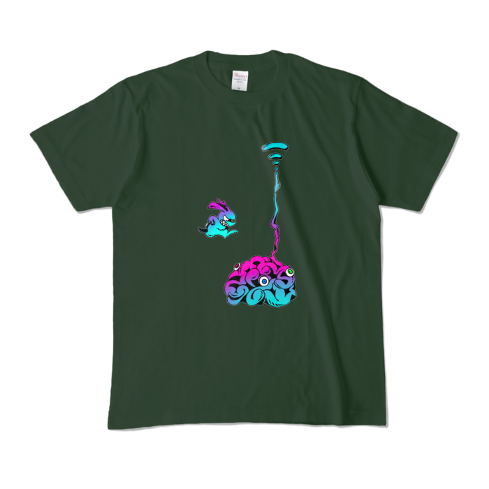 カラーTシャツ - M - フォレスト (濃色)(4)