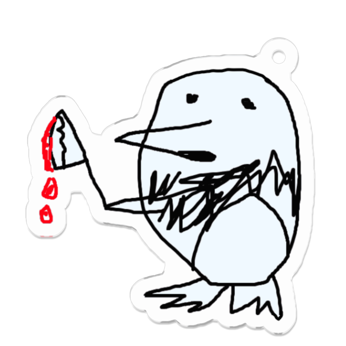 アクリルキーホルダー - 50 x 50 (mm)