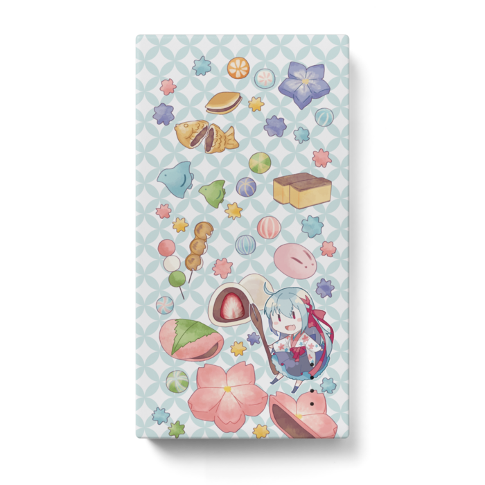 水色　モバイルバッテリー - 123 x 65 (mm)(1)