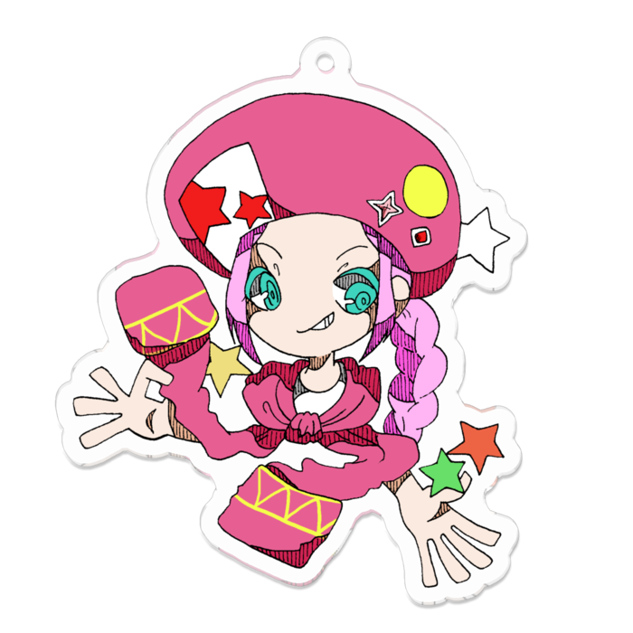 アクリルキーホルダー - 70 x 70 (mm)