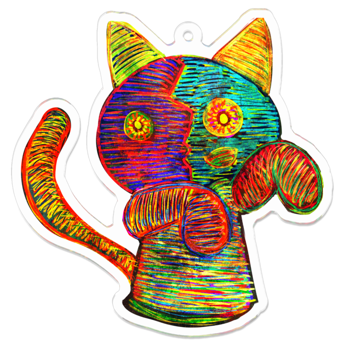 アクリルキーホルダー - 70 x 70 (mm)