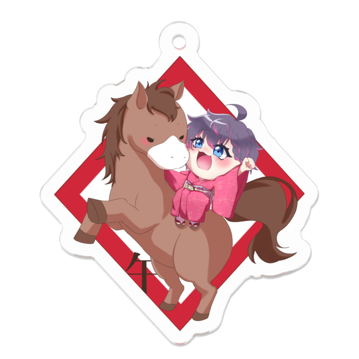 アクリルキーホルダー - 50 x 50 (mm)