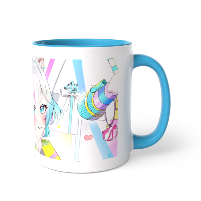 ツートンカラーマグカップ - 直径 8.2cm / 高さ 9.5cm