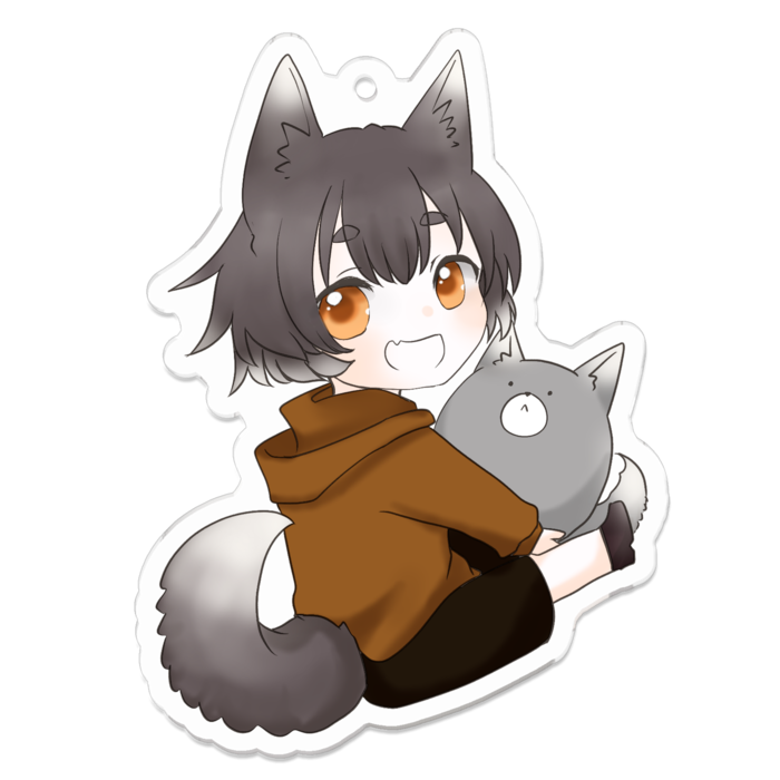 アクリルキーホルダー - 70 x 70 (mm)