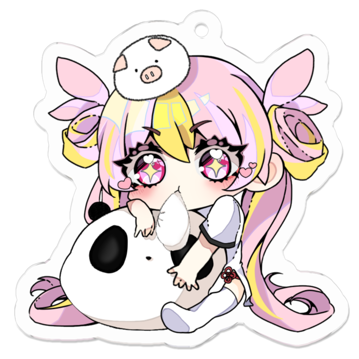 アクリルキーホルダー - 50 x 50 (mm)
