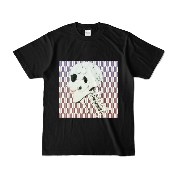 髑髏Tシャツ - S - ブラック (濃色)