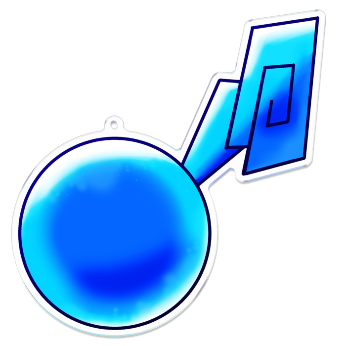 アクリルキーホルダー - 100 x 100 (mm)