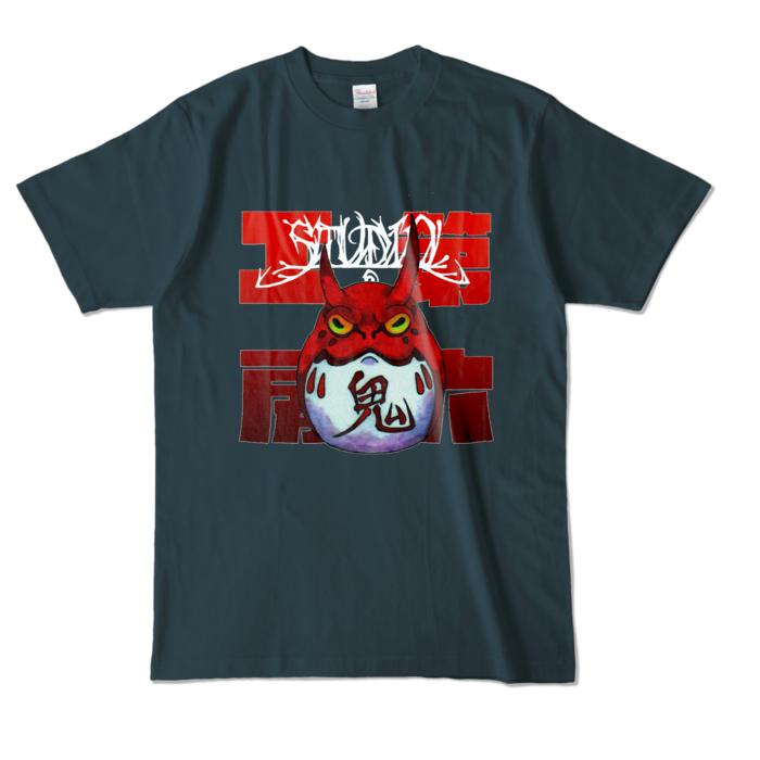 カラーTシャツ - L - デニム (濃色)