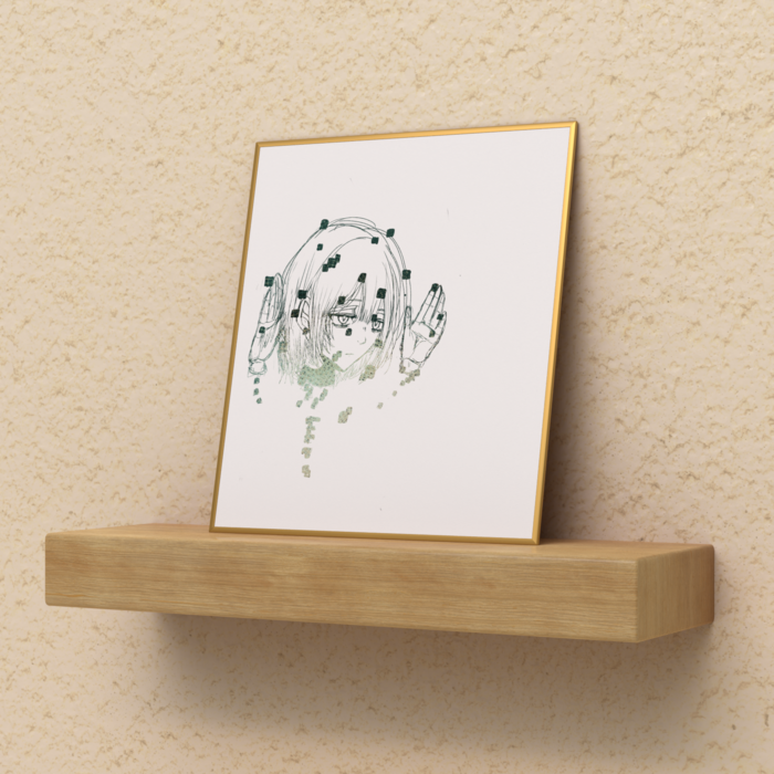 色紙 - ミニ（H135 × W120mm）