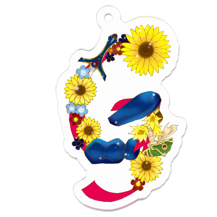 アクリルキーホルダー - 50 x 50 (mm)
