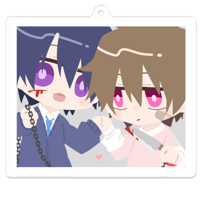 アクリルキーホルダー - 70 x 70 (mm)