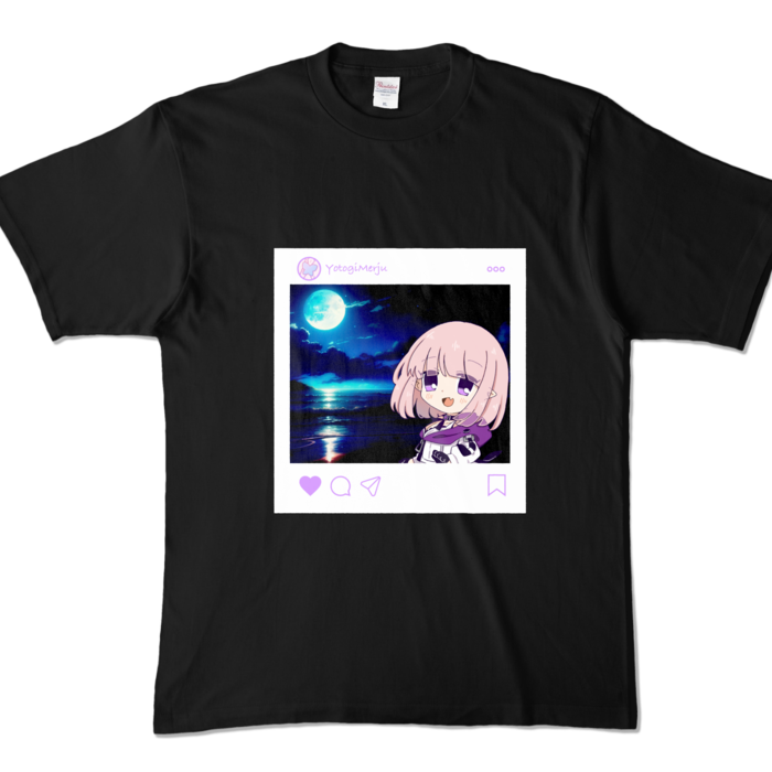 SNS風 - XL - ブラック (濃色)