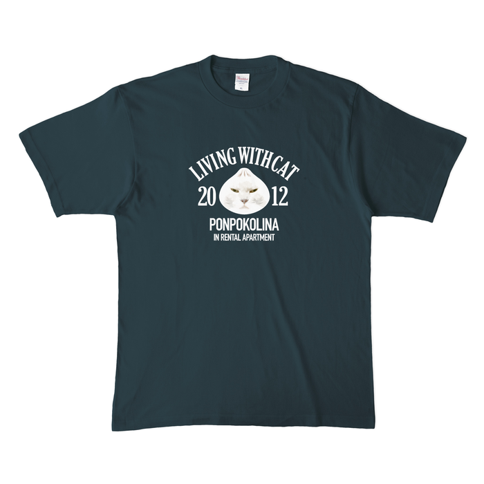 肉まんポンコTシャツ 半袖(デニム)メンズXL