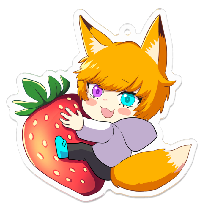 アクリルキーホルダー（コーティング） - 70 x 70 (mm)