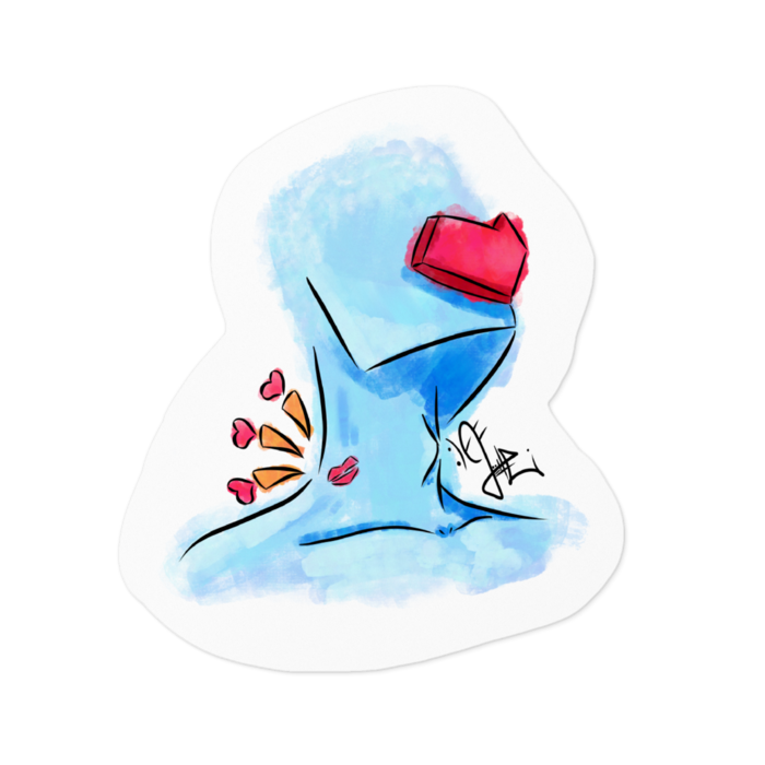 ステッカー - 100 x 100 (mm)