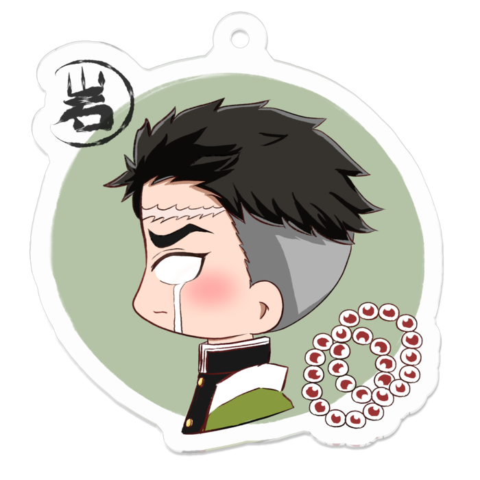 アクリルキーホルダー - 50 x 50 (mm)