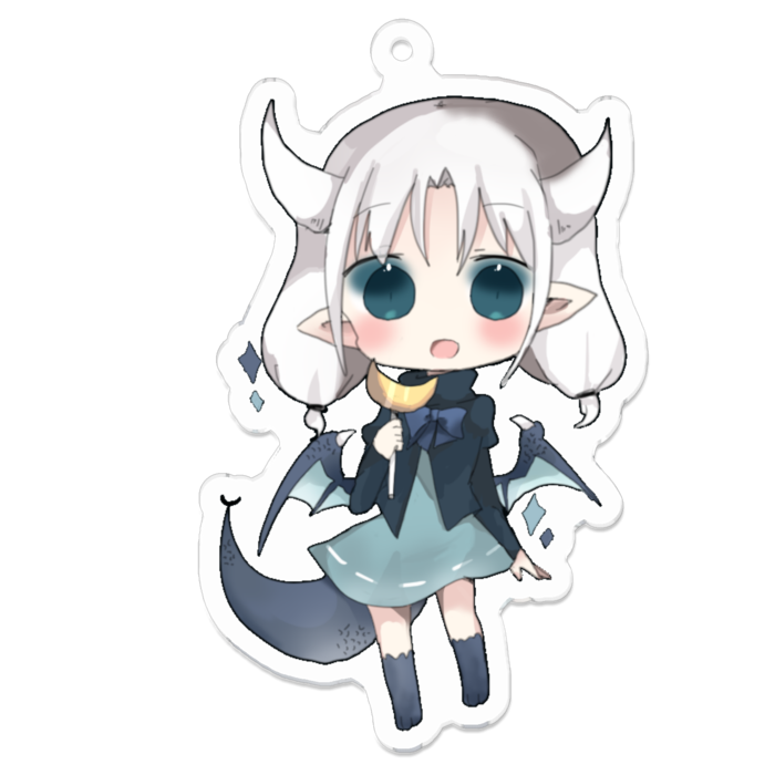 アクリルキーホルダー - 70 x 70 (mm)