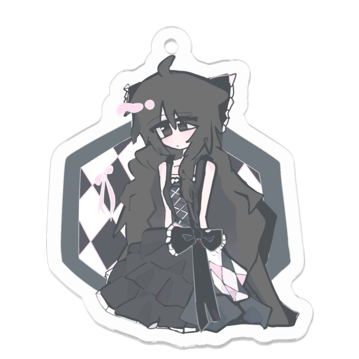 アクリルキーホルダー - 50 x 50 (mm)