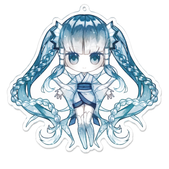 アクリルキーホルダー（コーティング） - 100 x 100 (mm)